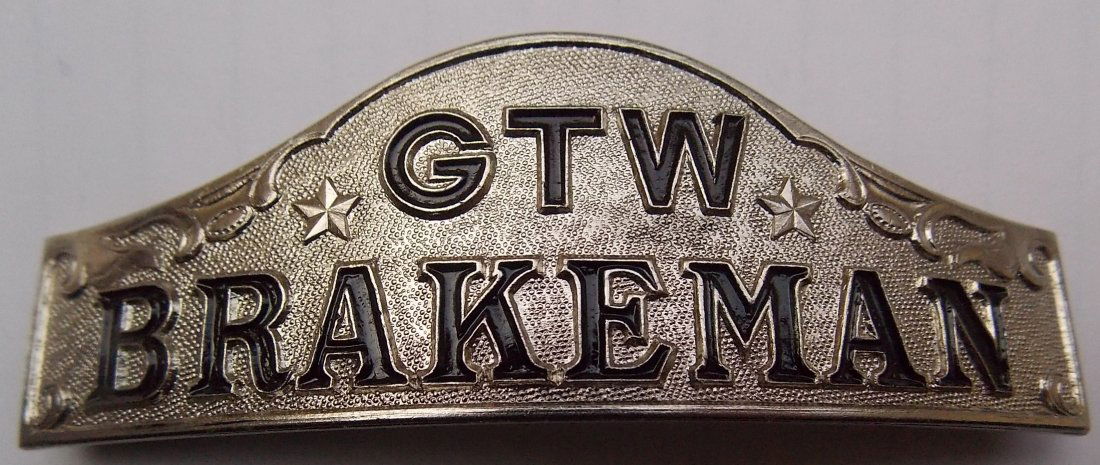 Grand Trunk Western Railway Brakeman Hat Badge (1 of 2)