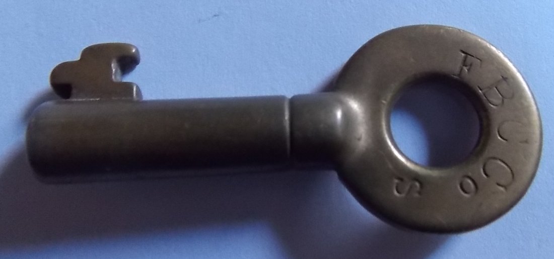 Fall Brook Coal Company Brass Switch Key (1 of 2)