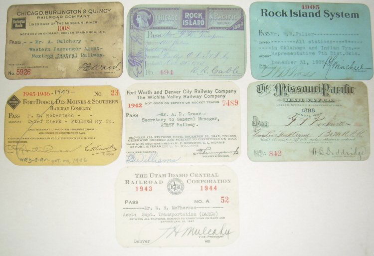 Annual Passes (7) Mixed States with trimmed corners (1 of 2)