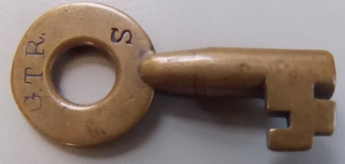 Grand Trunk Railway Switch Key - T. Slaight (1 of 2)