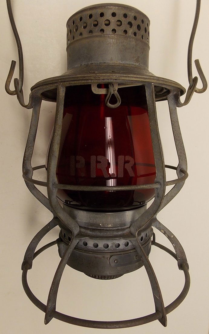 Pennsylvania Railroad Lantern Casey Red (1 of 9)