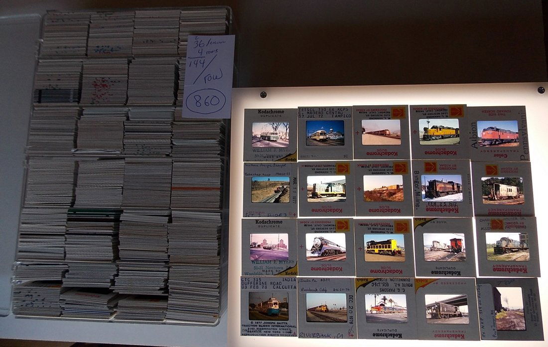 Railroad Photographic Slides +-860 (1 of 4)