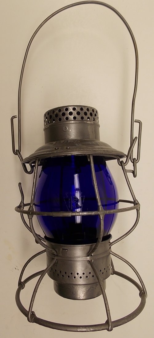 Pennsylvania Railroad Adlake Lantern Blue (1 of 7)