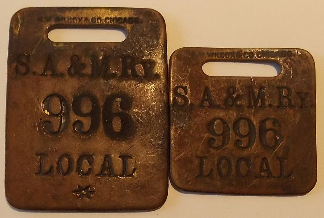 Savannah Americus & Montgomery Baggage Tag Set (1 of 2)