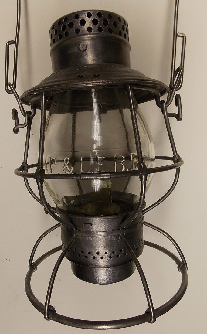 Pittsburg & Lake Erie Railroad Lantern Cast Globe (1 of 5)