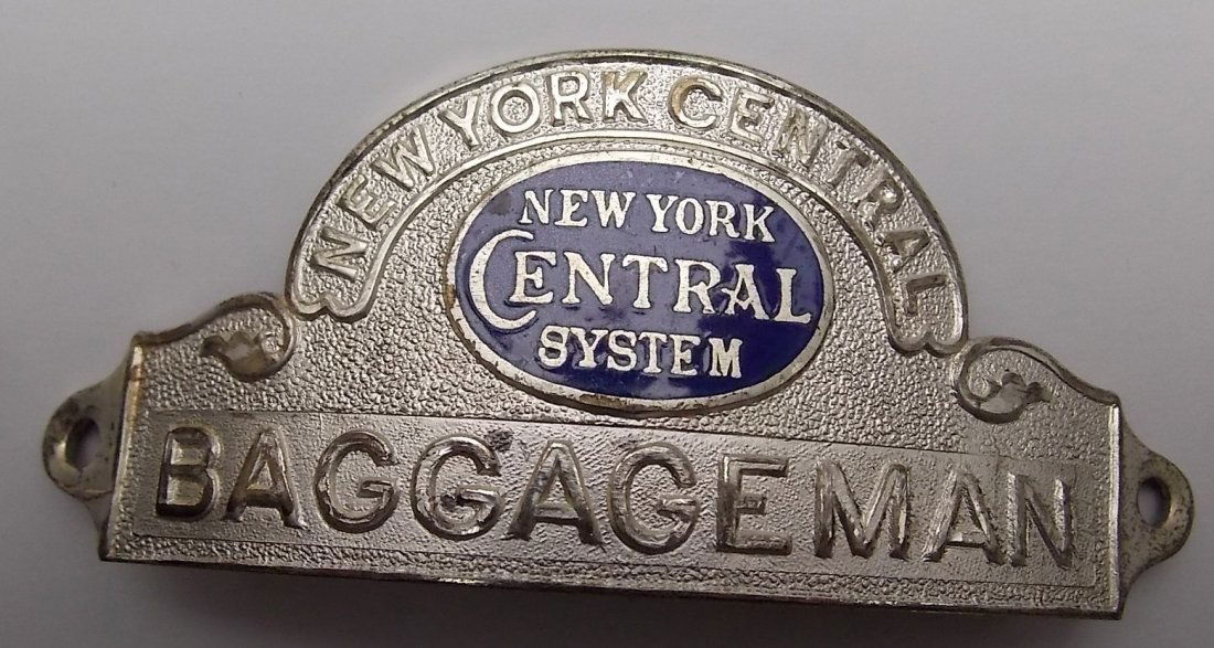 New York Central System  Baggageman Badge (1 of 2)