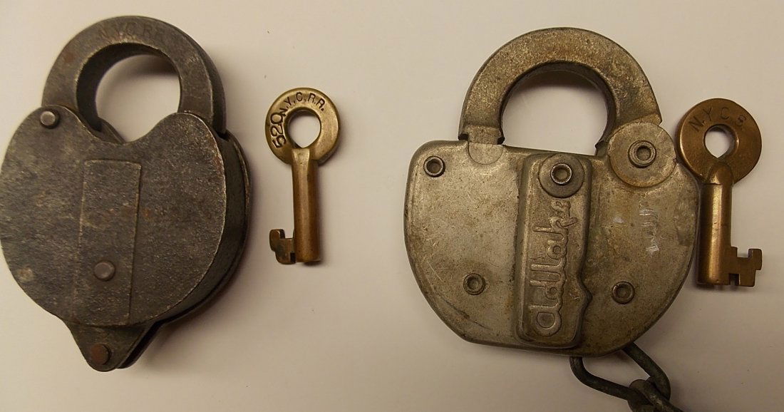New York Central  Railroad Locks and Keys (1 of 4)