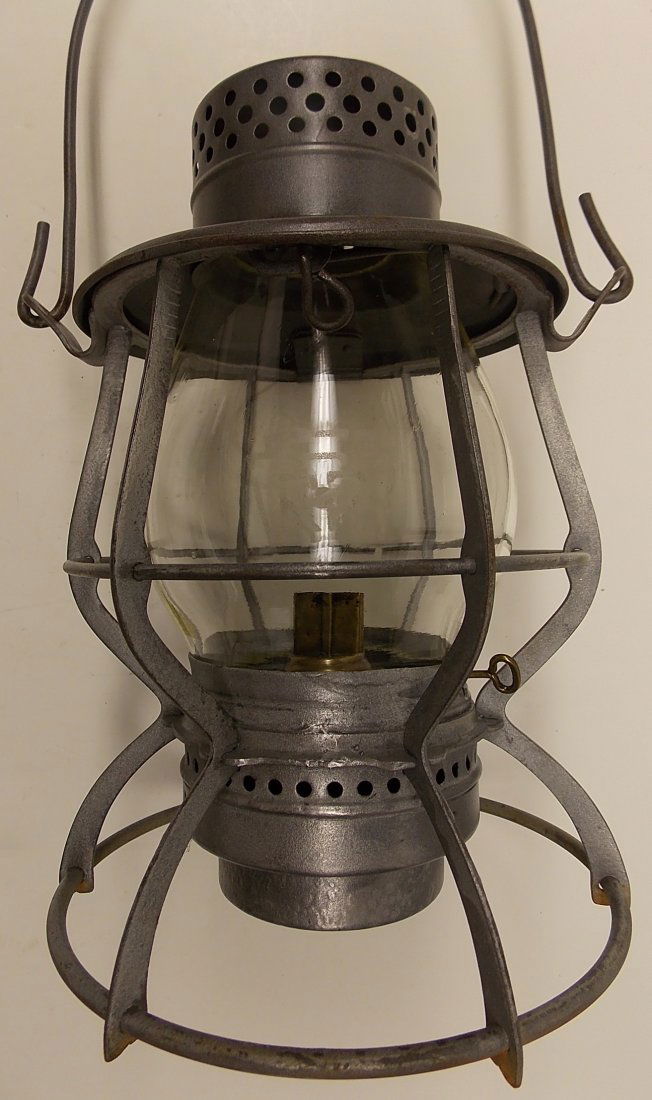 Pennsylvania Railroad Lantern Keystone Etched (1 of 5)