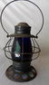 Brady Patent BTBB Lantern Blue Globe