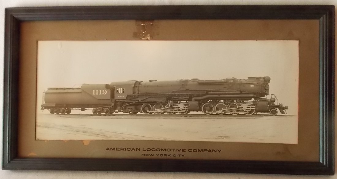 Chesapeake & Ohio Builder Photograph #1119 2-8-8-2: A Chesapeake & Ohio Railway builder's photograph with a date plate of MAR 1924 under the tender. It's locomotive #1999, maybe an H-6 class. It was soon after re-numbered. It has a hand written S-1449 