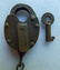 Frisco Prier Mfg Brass Lock & Key