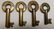 Chesapeake & Ohio Brass Switch Keys