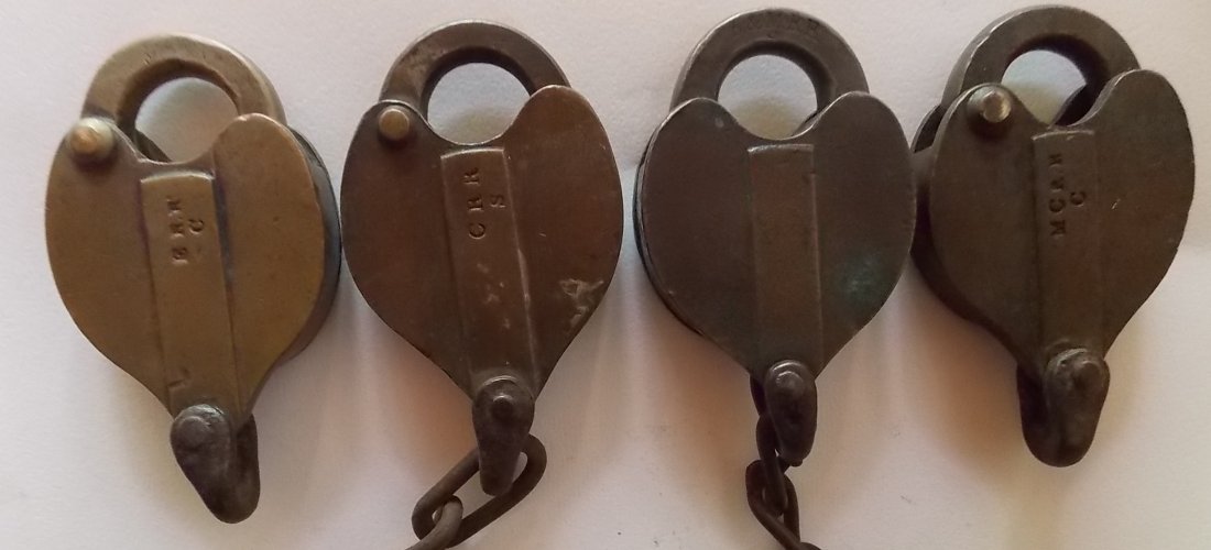 New England Brass Railroad Locks (4) (1 of 2)