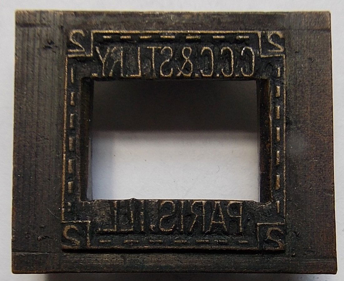 Big Four Railroad - Paris, Ill Dater Die #2 (1 of 3)