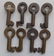 8 Boston & Maine Switch Style Keys