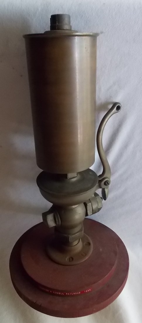 Brass Whistle 4" with Valve (1 of 5)