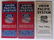3 Union Pacific Railroad Timetables 1913-1923