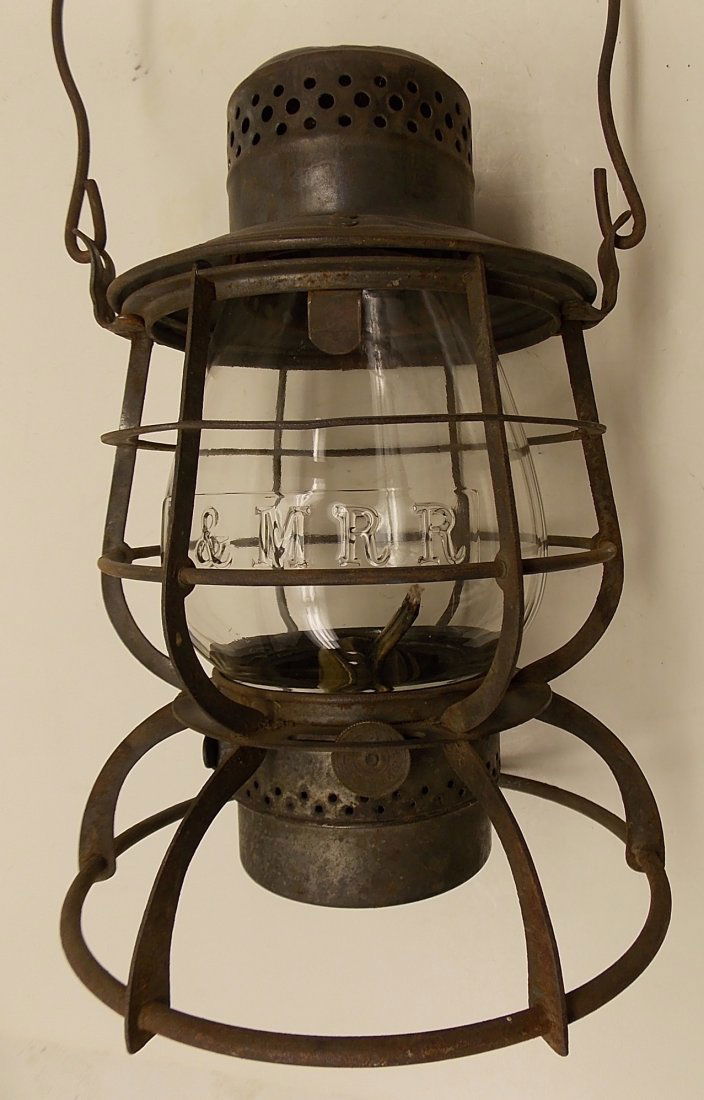 Boston & Maine Railroad Armspear Lantern nice EB Globe (1 of 5)