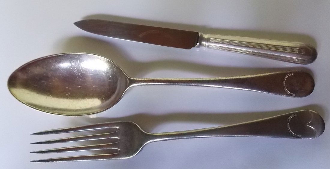 Newfoundland Railway Silver Flatware (3) (1 of 3)