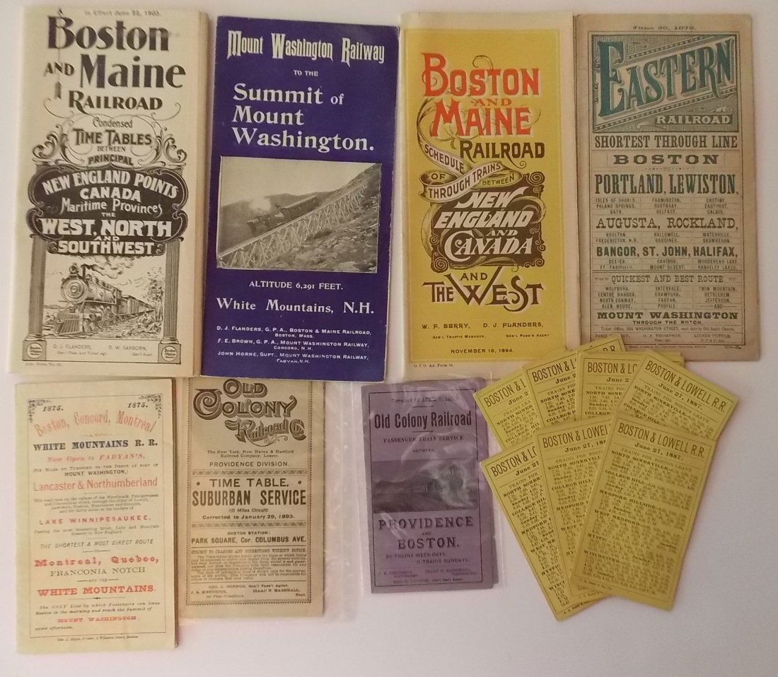 New England Timetables (14) (1 of 1)