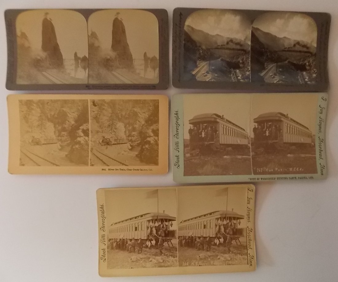 Western Stereoview Cards (5) (1 of 4)