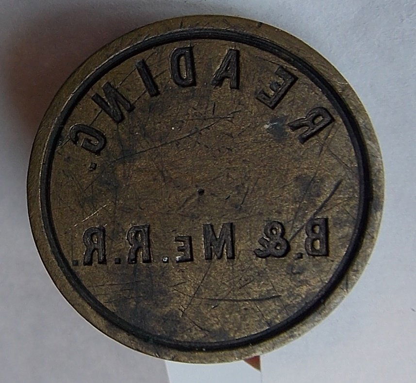 Boston & Maine Railroad Wax Sealer Reading Mass (1 of 3)