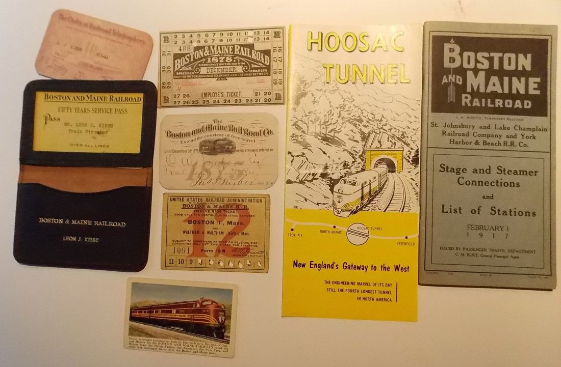 Boston & Maine Railroad Ephemera (1 of 2)
