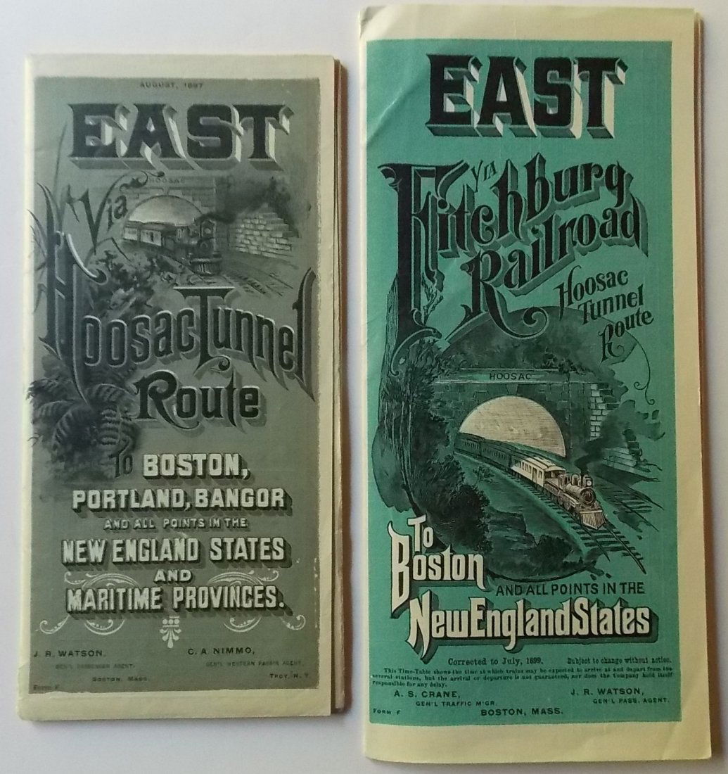 Fitchburg Railroad Timetables 1897 1899 (1 of 3)