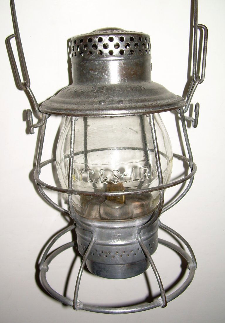 Nickle Plate Road Tall Lantern Cast Globe (1 of 7)