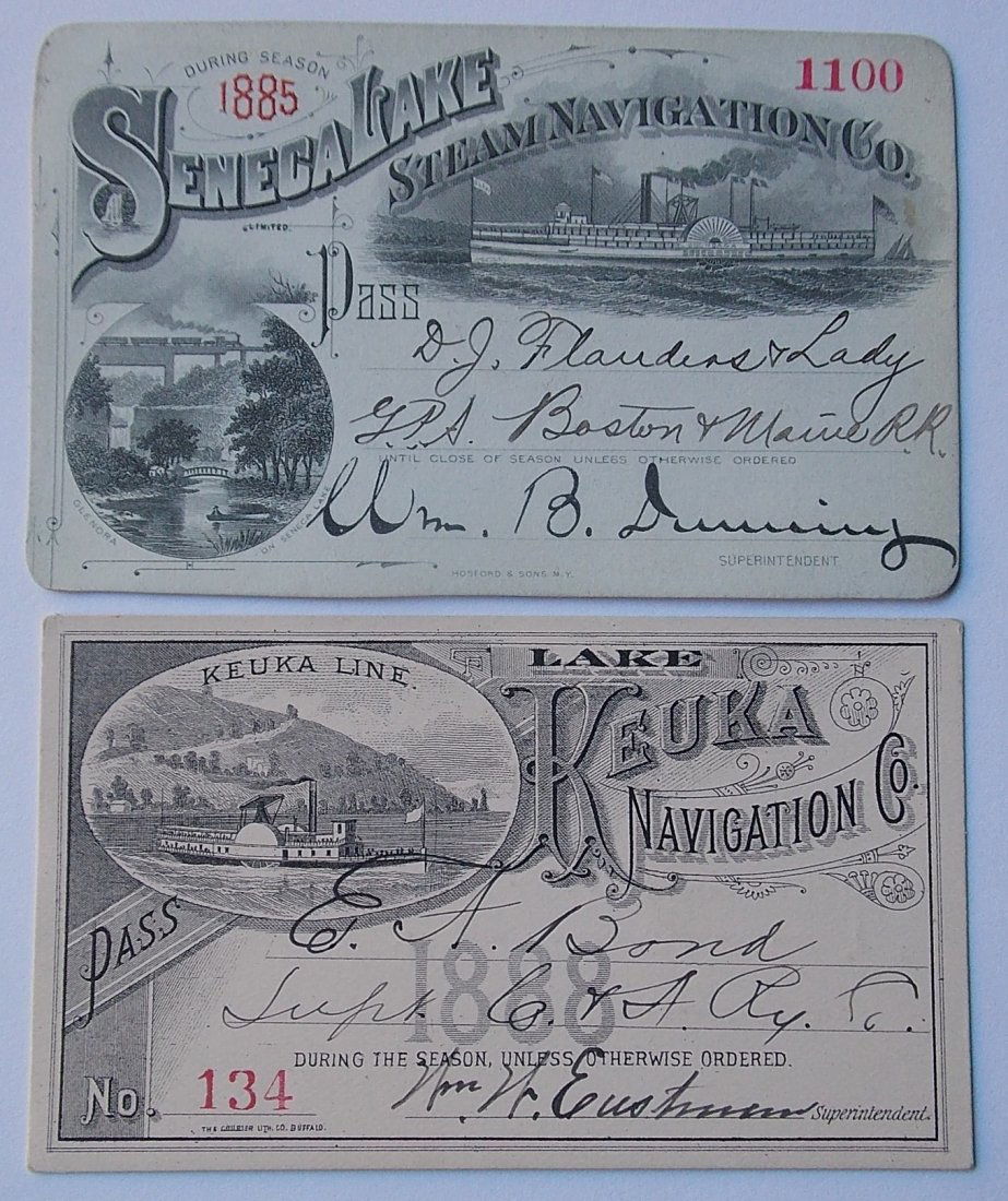 Seneca Lake, Keuka Lake - Boat Passes (1 of 2)