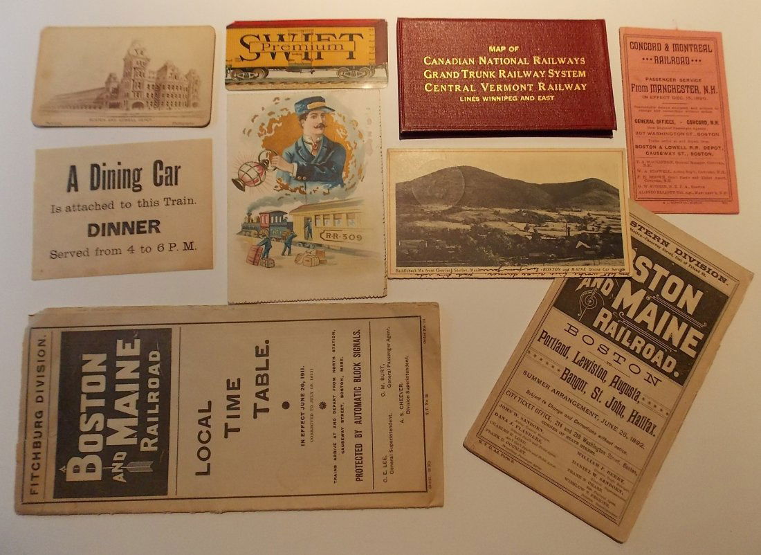 New England Ephemera Early items (1 of 2)