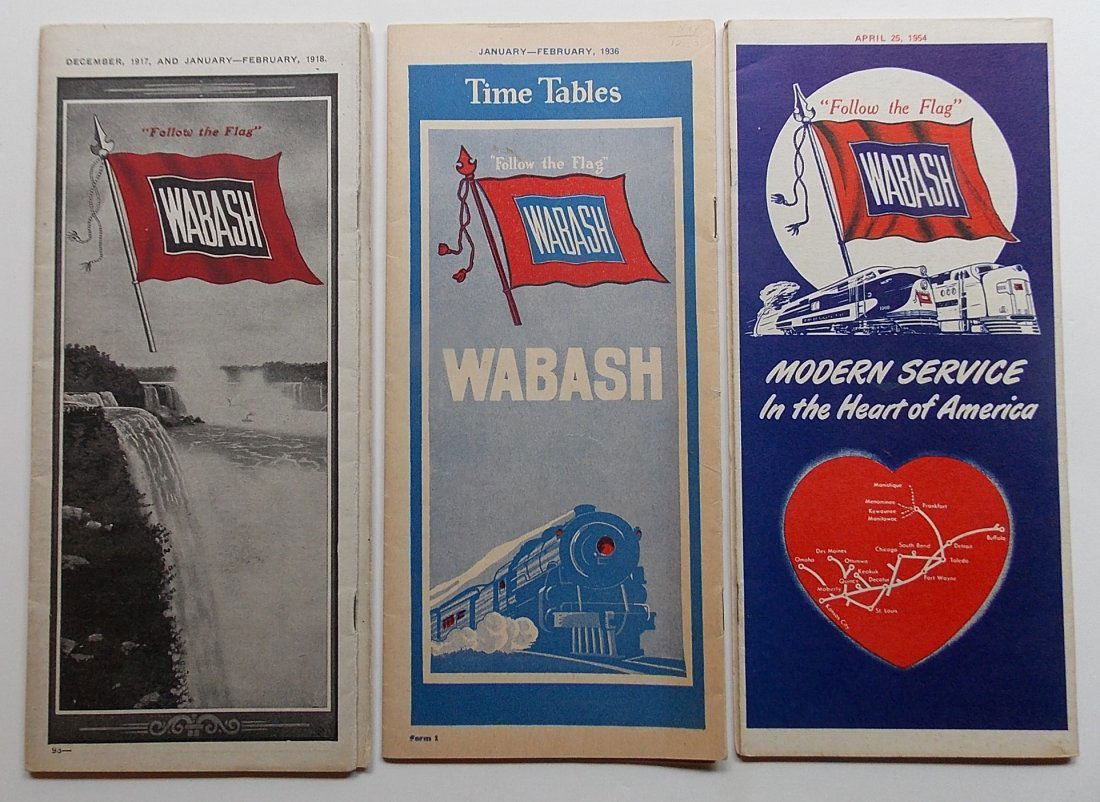 Wabash Railroad Timetables (3) (1 of 1)
