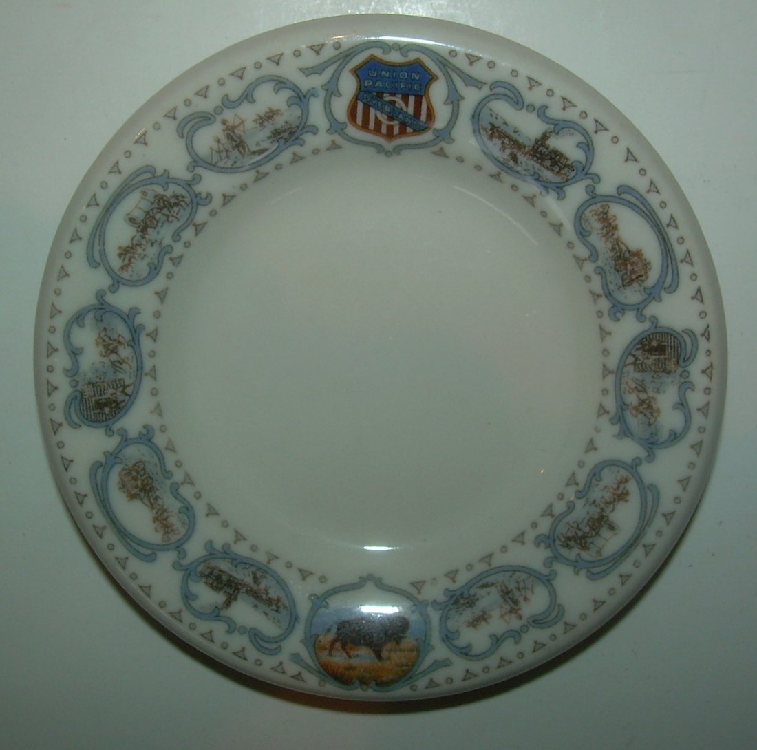 Union Pacific Railroad Historical China Butter Pat (1 of 3)