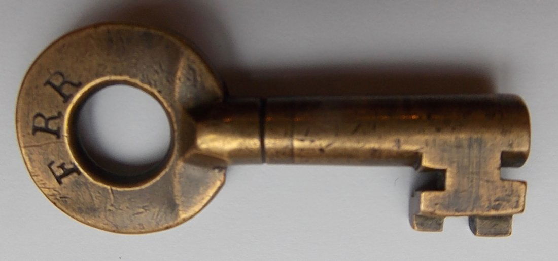 Fitchburg Railroad Brass Switch Key (1 of 2)