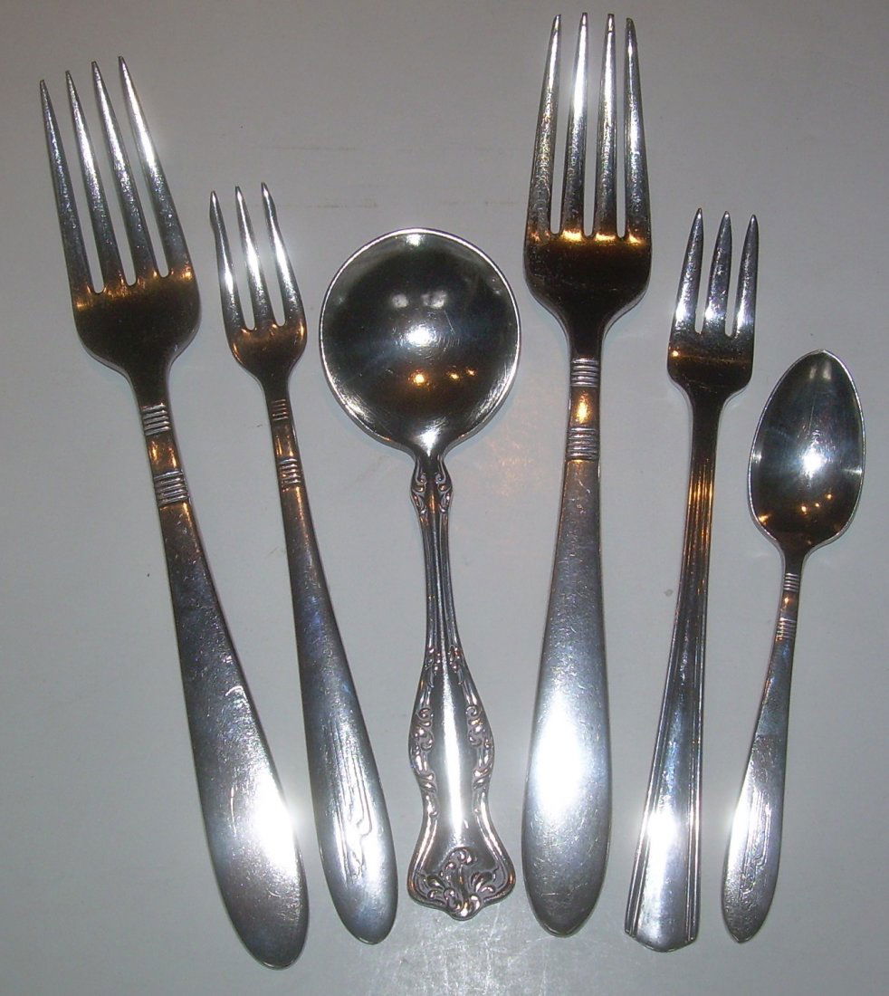 Union Pacific Railroad Silver Flatware (6) (1 of 4)