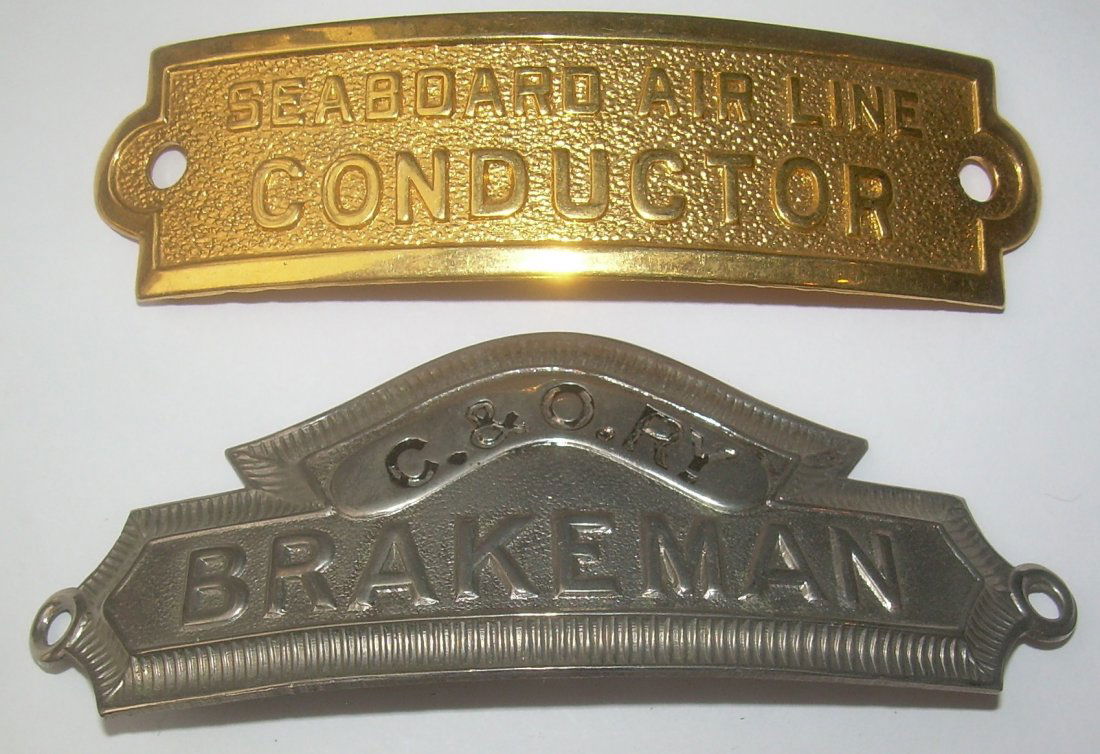 C&O and Seaboard Hat Badges (2) (1 of 2)