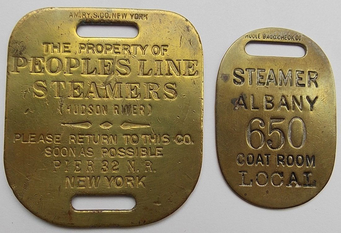 Hudson River Boat Baggage Tags (2) (1 of 2)