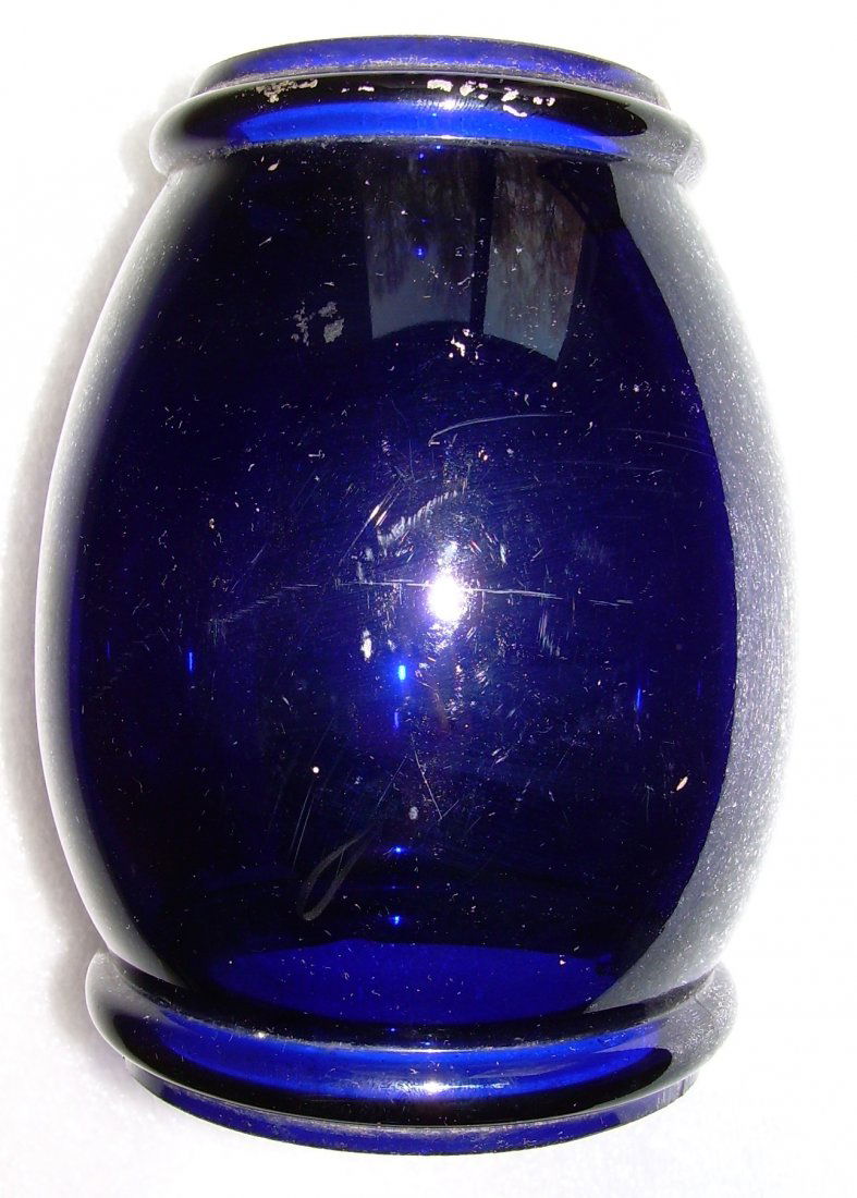 Blue Barrel Globe for New England Lantern (1 of 3)