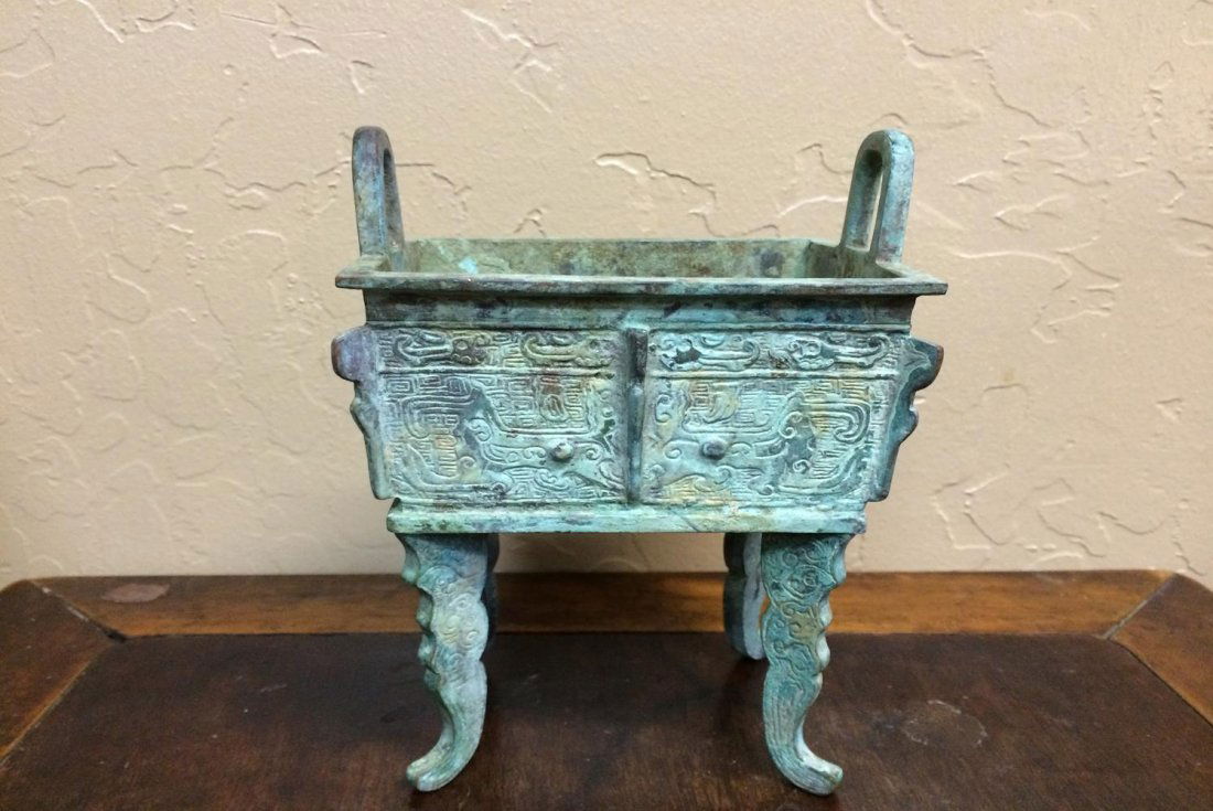 Old Bronze Incense Burner (1 of 3)