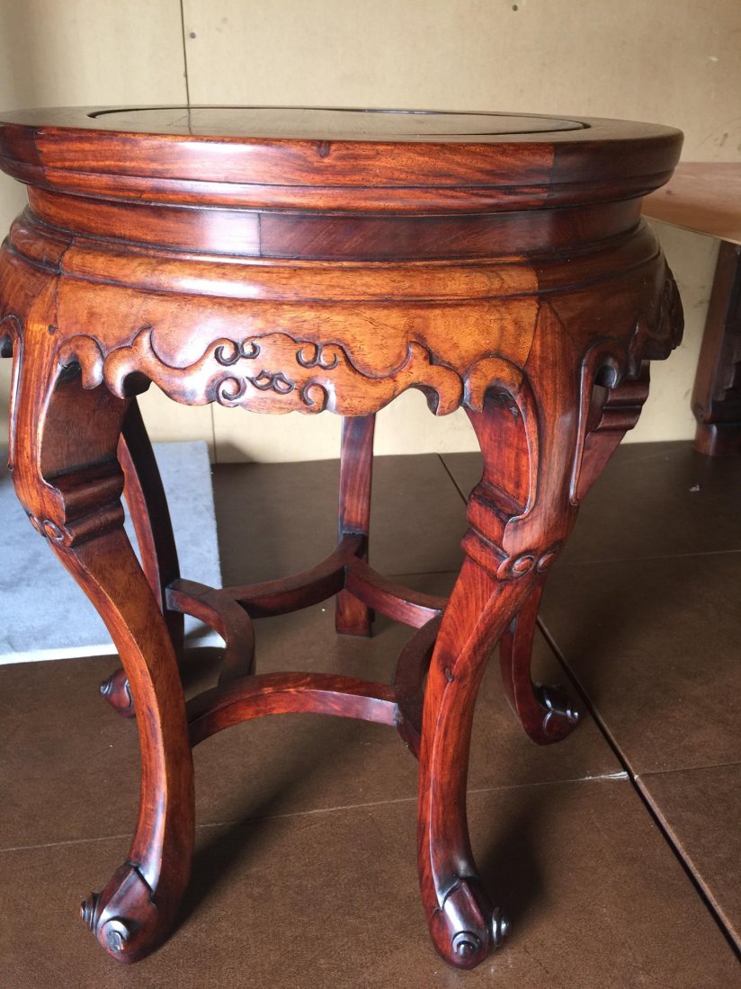 rosewood round table (1 of 3)