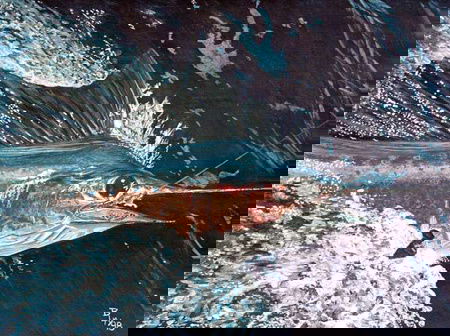 Painting Fish Water American Blue Medvis: 12" x 16" Unframed Watercolor Painting. White Marlin, By Bonnie Medvedis Artist Biography: As a resident of Bucks County Pennsylvania, a community with an overwhelming population of artists, Bonnie ha