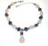 2920: Chalcedony and Amethyst Necklace
