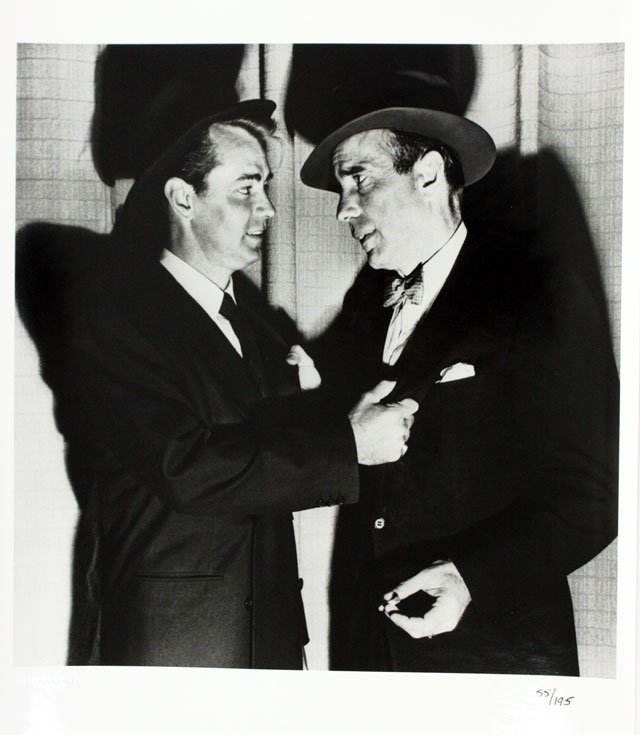 Alan Ladd and Humphrey Bogart by Frank Worth. Limited: Alan Lada and Humphrey Bogart, 1949 by Frank Worth. Limited glossy. 20" x 24"