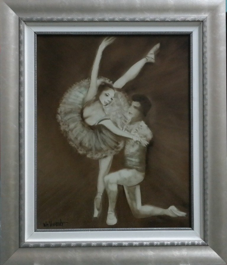 Vintage Original William Verdult " Perfect Pair"oil on: Original William Verdult "The Dutchmaster", "Perfect Pair" oil on canvas, Rg.# 12136, 24" x 30". Framed. Circa 1980's. Rare! Appraised $237,000.Item was siezed from Germany's "Bernie Madoff" Half Bill