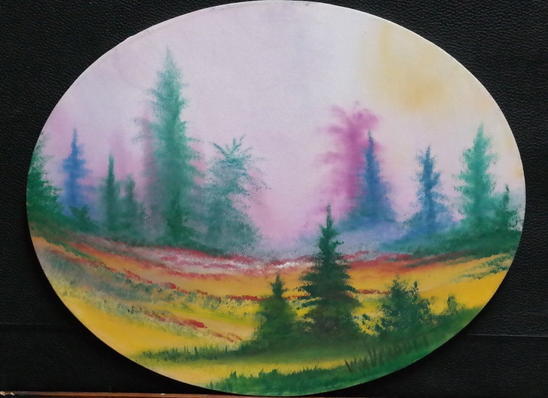 Original William Verdult oil on canvas, "Blurry View".: Original William Verdult "The Dutchmaster", "Blurry View", oil on canvas. 20" x 16,oval". Rare Never seen original acquired from artist private collection. Appraised $37,000.Item was siezed from Germa