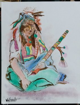 Original William Verdult oil on paper"Holy Man": William Verdult "The Dutchmaster", "Holy Man"", oil on paper. Reg. # 7771, 22" x 28". Appraised $41,500. Item was siezed from Germany's "Bernie Madoff" Half Billion Dollar Ponzi Schemer, Ulrich Engler