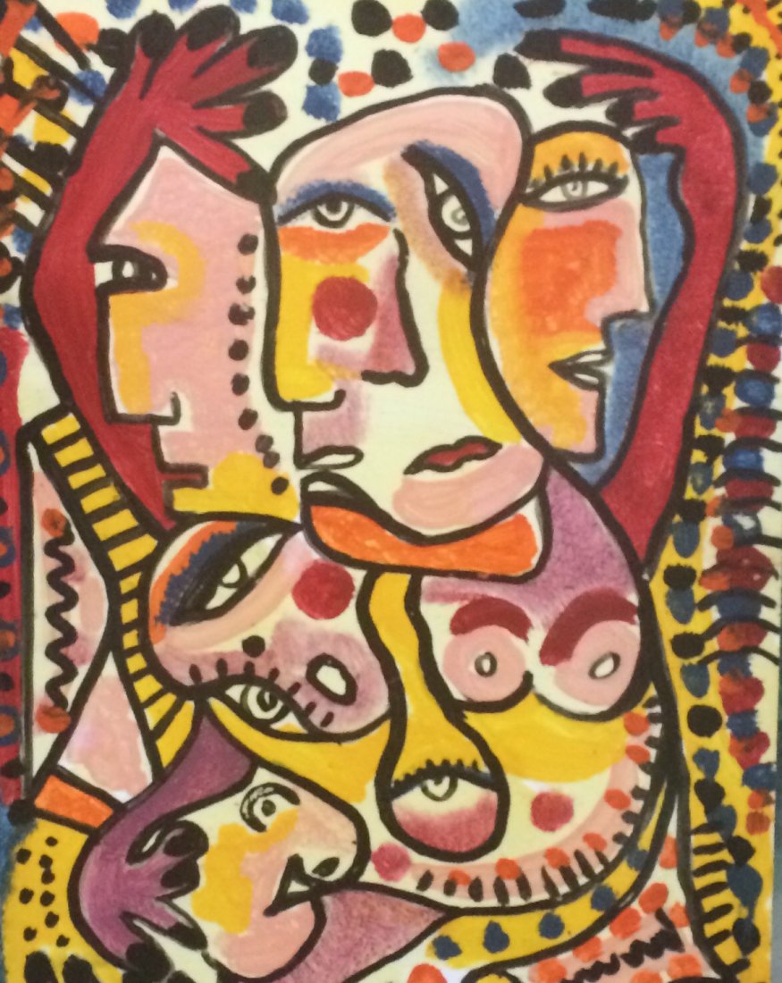 Original William Verdult "Freak Show" Oil Masonite: Original William Verdult "The Dutchmaster", "Freak Show",18" x 24",oil on Masonite. Appraised $65,000. Item was siezed from Germany's "Bernie Madoff" Half Billion Dollar Ponzi Schemer, Ulrich Engler