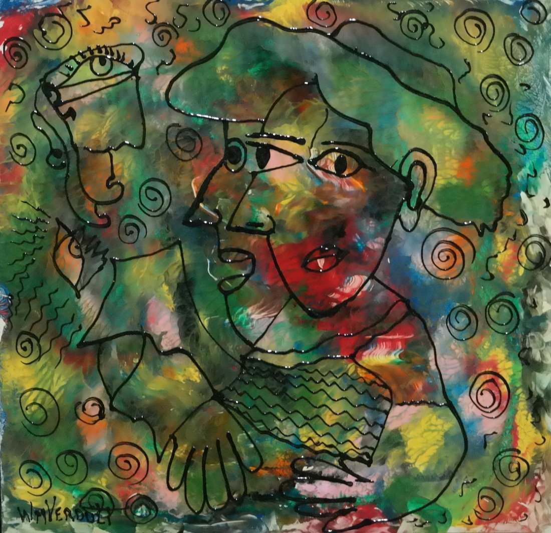 Original Verdult "Untitled" oil panel: William Verdult "The Dutchmaster", "Untitled", oil on panel. 24" X 24 ". Reg.# 7253. Appraised $97,000. Item was seized from Germany's "Bernie Madoff" Half Billion Dollar Ponzi Schemer, Ulrich Engler.