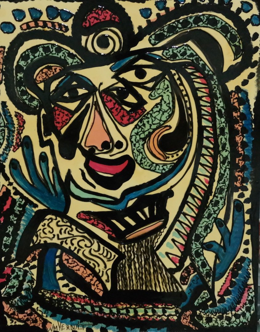 Verdult Original oil panel "Jester": William Verdult "The Dutchmaster", "The Jester", oil on panel. 24" x 31". Appraised $110,000. Item was seized from Germany's "Bernie Madoff" Half Billion Dollar Ponzi Schemer, Ulrich Engler. This piec