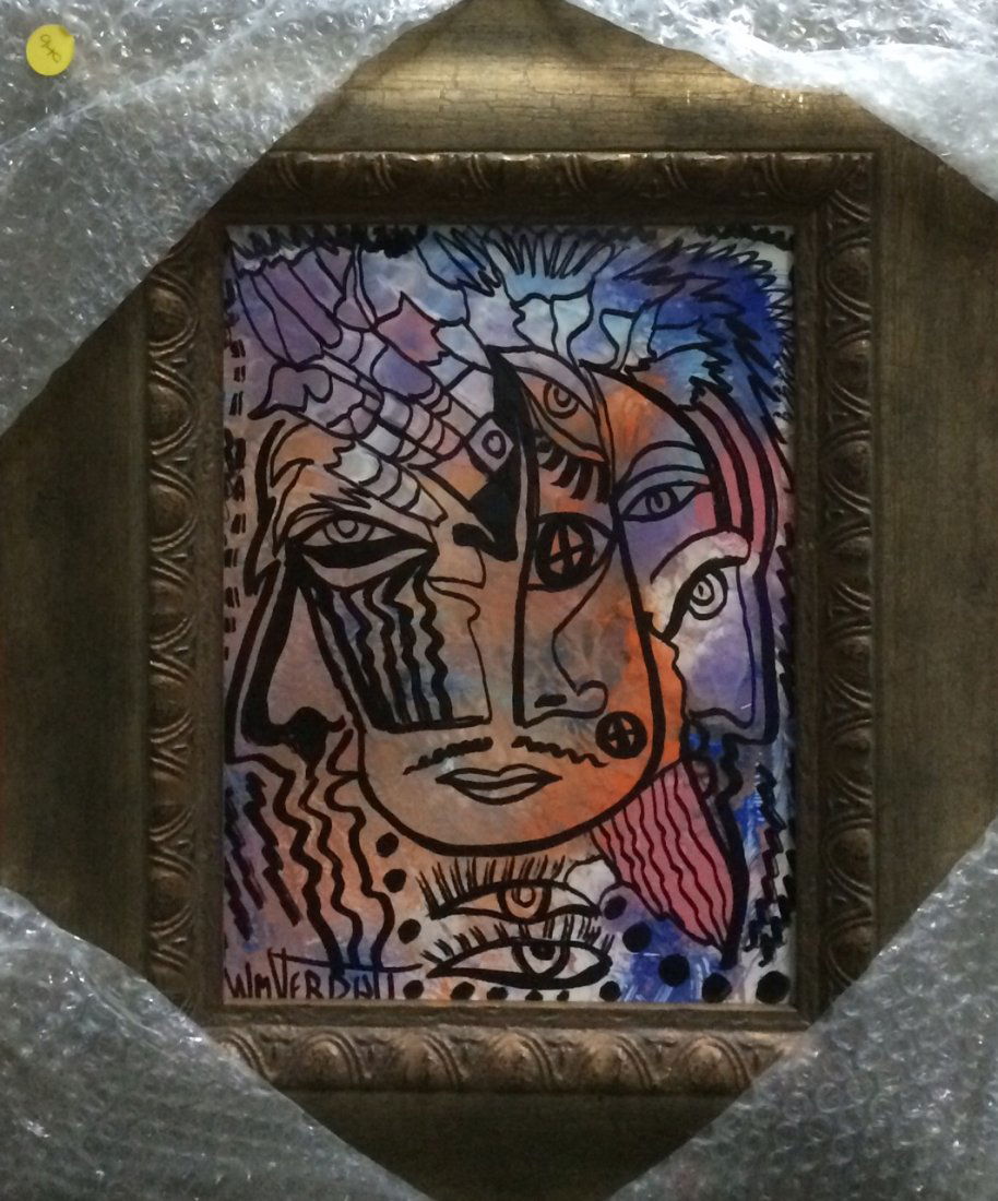 Original Verdult "Cloud of Wonder", oil panel: William Verdult "The Dutchmaster","Cloud of Wonder", oil on panel, 9" x 12", Reg#11408. Appraised $61,000. Item was seized from Germany's "Bernie Madoff" Half Billion Dollar Ponzi Schemer, Ulrich Engl